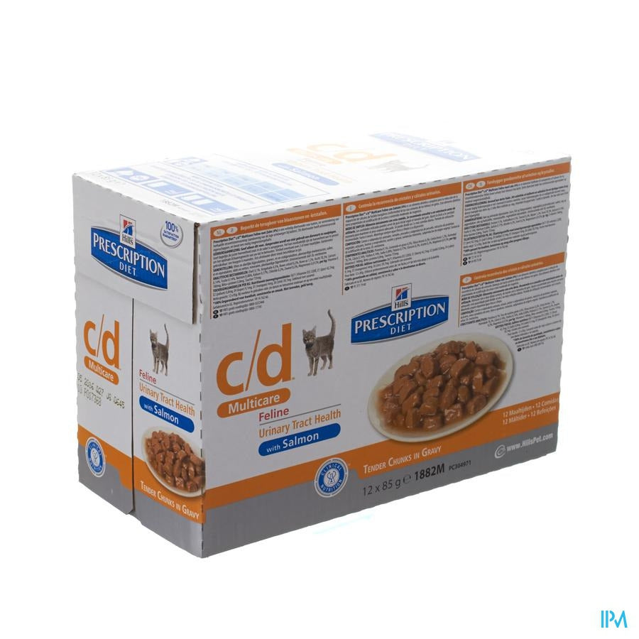 Hills Prescrip.diet Feline Cd Salmon 12x85g 1882m