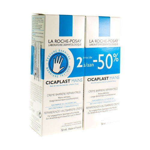 La Roche Posay Cicaplast Handcreme Barriere Duo 2x50ml 2e-50%