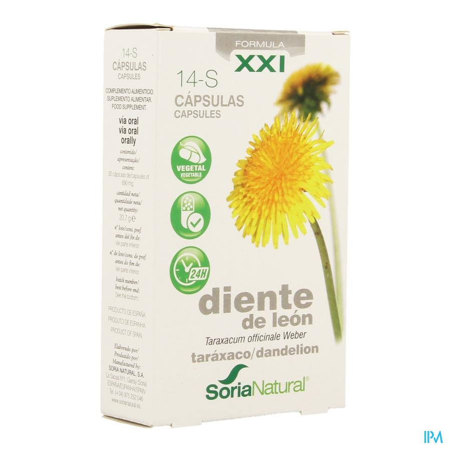 Soria 14-s Taraxacum Xxi Capsules 30