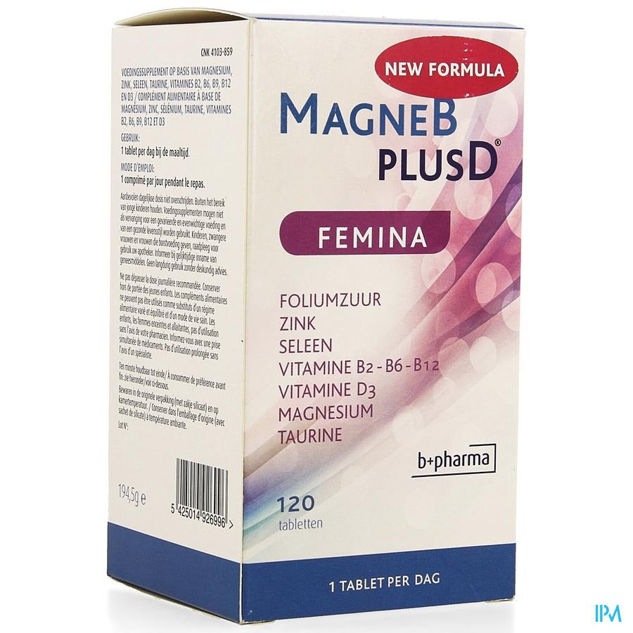 Magne B Plus D Femina Tabl 120 Nf