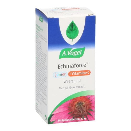 Vogel Echinaforce Junior+vit C Framboos Tabl 80