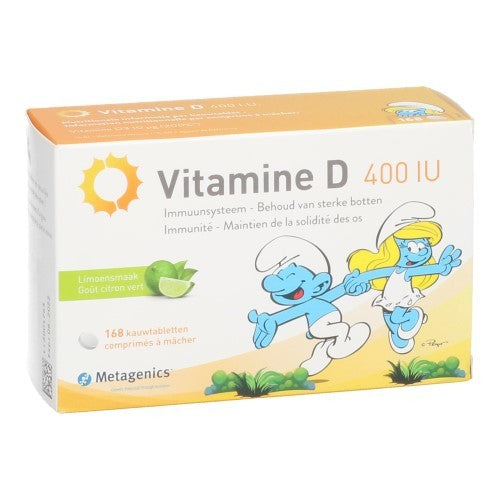Vitamine D 400iu Metagenics Smurfen Tabletten 168