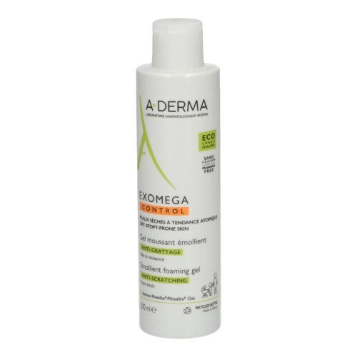 Aderma Exomega Control Emol. Schuimende Gel 200ml