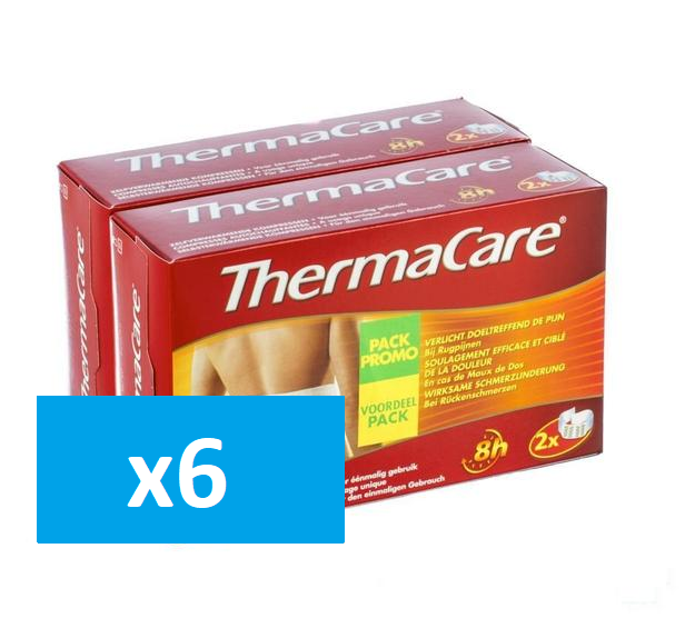 Thermacare Zelfverwarmende Rugkompressen 4 Stuks - 6x (Voordeelpak)